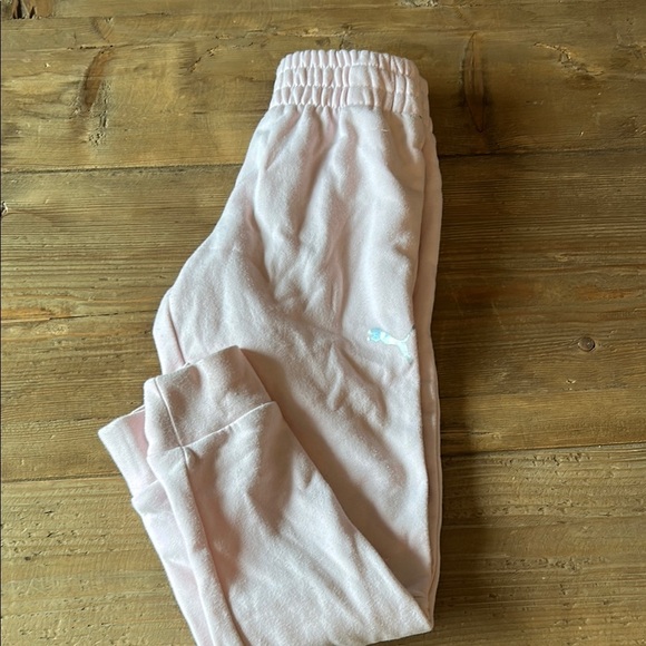 Puma Pink Joggers Soft Elastic Waist Sweatpants - Picture 5 of 5